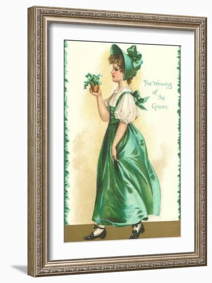 St. Patricks Day, the Wearing of the Green-null-Framed Art Print