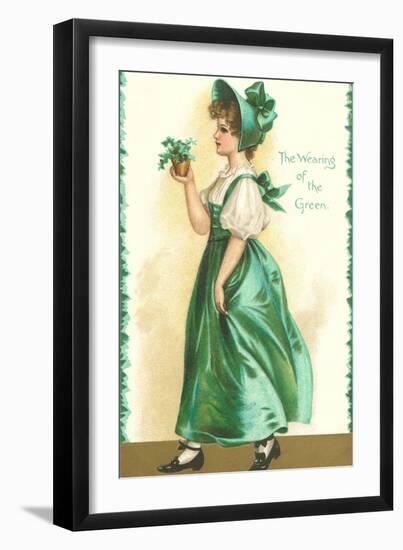 St. Patricks Day, the Wearing of the Green-null-Framed Art Print