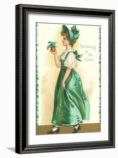 St. Patricks Day, the Wearing of the Green-null-Framed Art Print