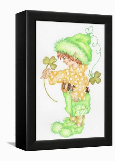 St Patricks Pixie-Karen Middleton-Framed Premier Image Canvas