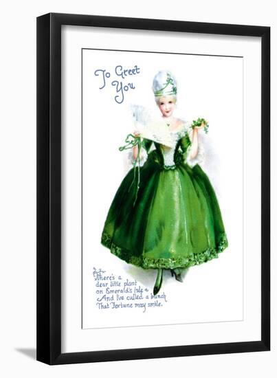 St. Pattys to Greet You-null-Framed Art Print