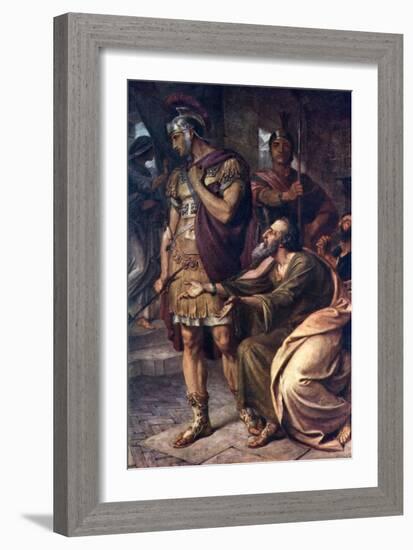 St Paul at Rome, 1926-Frederic Shields-Framed Premium Giclee Print