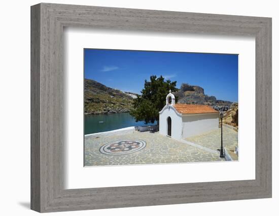 St. Paul Beach, Lindos, Rhodes, Dodecanese, Greek Islands, Greece, Europe-Tuul-Framed Photographic Print