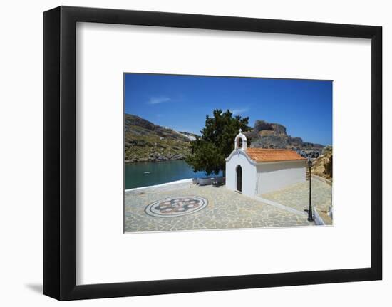 St. Paul Beach, Lindos, Rhodes, Dodecanese, Greek Islands, Greece, Europe-Tuul-Framed Photographic Print