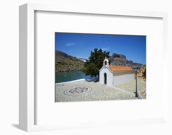 St. Paul Beach, Lindos, Rhodes, Dodecanese, Greek Islands, Greece, Europe-Tuul-Framed Photographic Print
