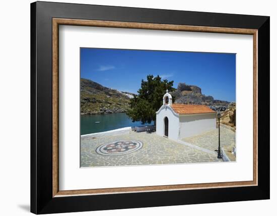 St. Paul Beach, Lindos, Rhodes, Dodecanese, Greek Islands, Greece, Europe-Tuul-Framed Photographic Print