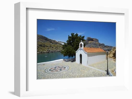 St. Paul Beach, Lindos, Rhodes, Dodecanese, Greek Islands, Greece, Europe-Tuul-Framed Photographic Print