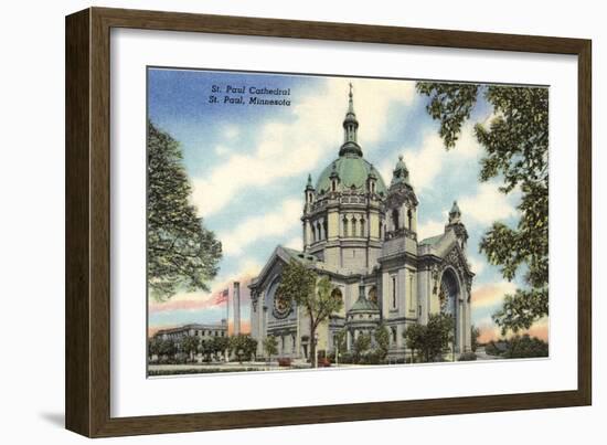 St. Paul Cathedral, St. Paul, Minnesota-null-Framed Art Print