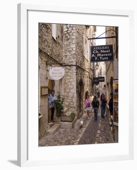 St. Paul De Vence, Alpes Maritimes, Provence, Cote d'Azur, France-Sergio Pitamitz-Framed Photographic Print