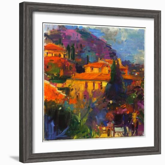 St Paul De Vence-Peter Graham-Framed Giclee Print