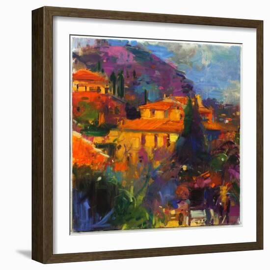 St Paul De Vence-Peter Graham-Framed Giclee Print