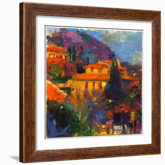 St Paul De Vence-Peter Graham-Framed Giclee Print