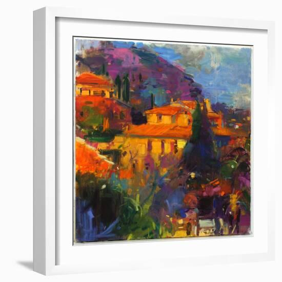 St Paul De Vence-Peter Graham-Framed Giclee Print