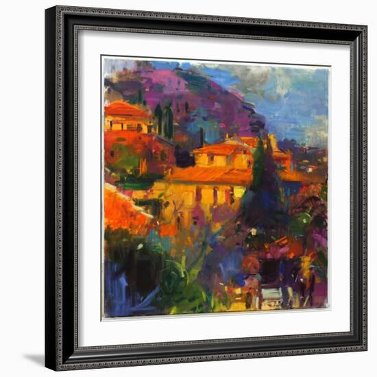 St Paul De Vence-Peter Graham-Framed Giclee Print