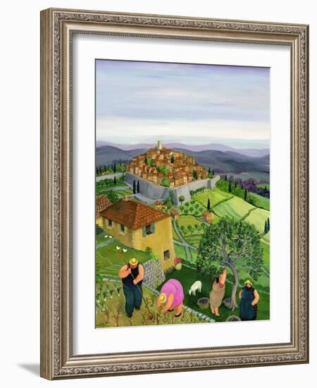 St. Paul de Vence-Margaret Loxton-Framed Giclee Print