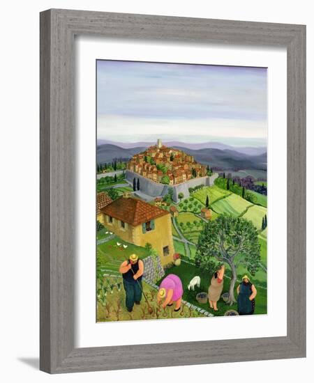 St. Paul de Vence-Margaret Loxton-Framed Giclee Print