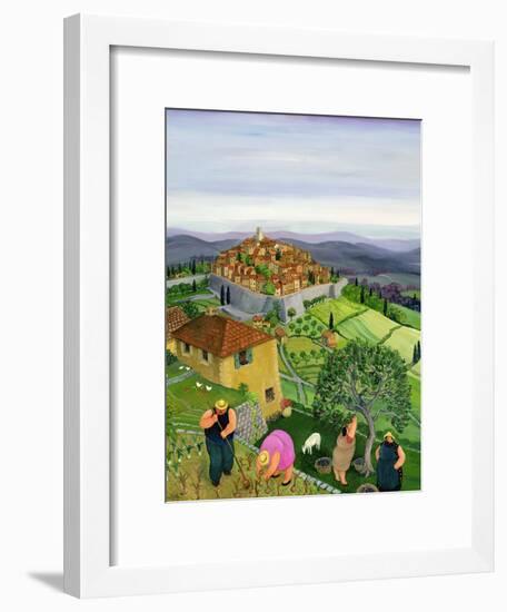 St. Paul de Vence-Margaret Loxton-Framed Giclee Print