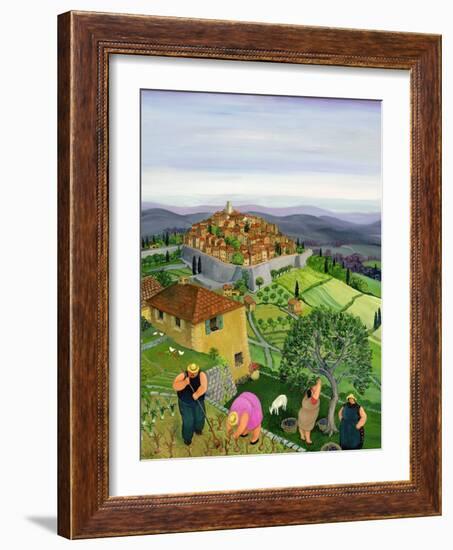 St. Paul de Vence-Margaret Loxton-Framed Giclee Print