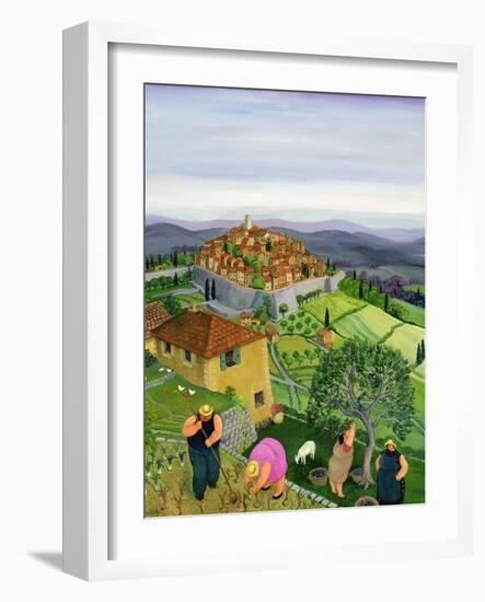 St. Paul de Vence-Margaret Loxton-Framed Giclee Print