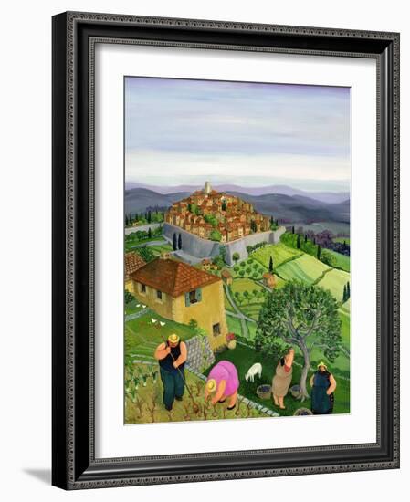 St. Paul de Vence-Margaret Loxton-Framed Giclee Print