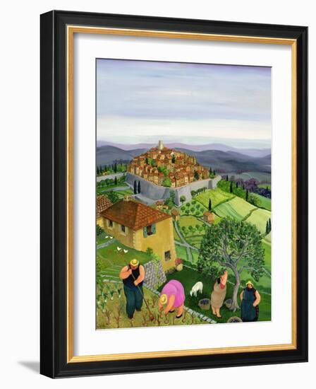 St. Paul de Vence-Margaret Loxton-Framed Giclee Print