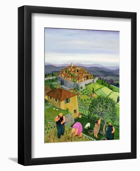 St. Paul de Vence-Margaret Loxton-Framed Premium Giclee Print