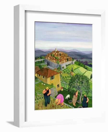 St. Paul de Vence-Margaret Loxton-Framed Premium Giclee Print
