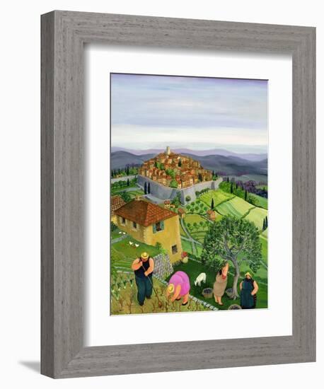 St. Paul de Vence-Margaret Loxton-Framed Giclee Print