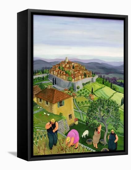 St. Paul de Vence-Margaret Loxton-Framed Premier Image Canvas