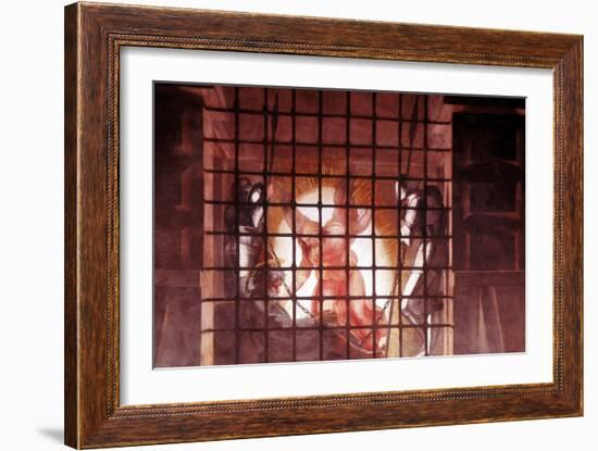 St Paul in Prison, Early 16th Century-Raphael-Framed Giclee Print