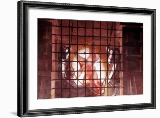 St Paul in Prison, Early 16th Century-Raphael-Framed Giclee Print