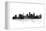 St Paul Minnesota Skyline BG 1-Marlene Watson-Framed Premier Image Canvas