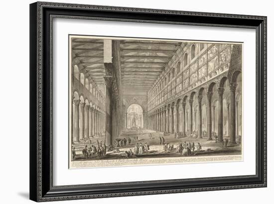 St. Paul Outside the Walls, 1748-49-Giovanni Battista Piranesi Piranesi-Framed Art Print