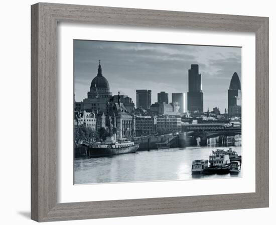 St. Paul's and City of London, London, England-Doug Pearson-Framed Photographic Print