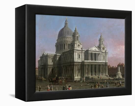 St. Paul's Cathedral, 1754-Canaletto-Framed Premier Image Canvas