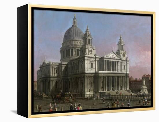 St. Paul's Cathedral, 1754-Canaletto-Framed Premier Image Canvas