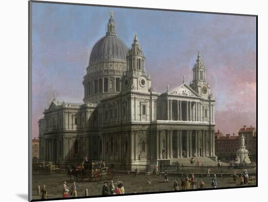 St. Paul's Cathedral, 1754-Canaletto-Mounted Giclee Print