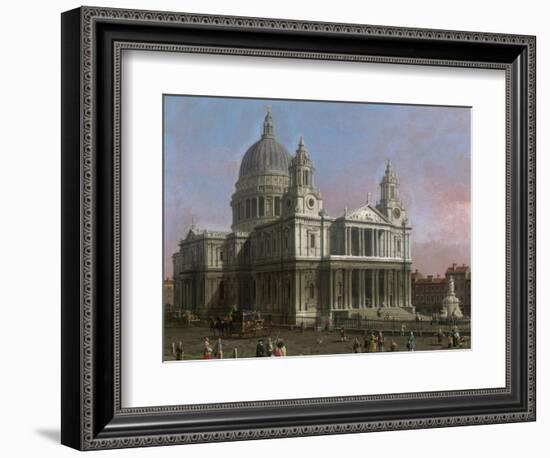 St. Paul's Cathedral, 1754-Canaletto-Framed Premium Giclee Print