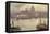 St. Paul's Cathedral and River Thames, London, England-George Hyde-Pownall-Framed Premier Image Canvas