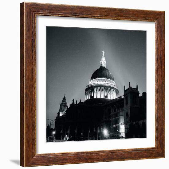 St Paul's Cathedral By Floodlight, 1951-Henry Grant-Framed Giclee Print
