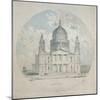 St Paul's Cathedral, C.1790-Thomas Girtin-Mounted Giclee Print