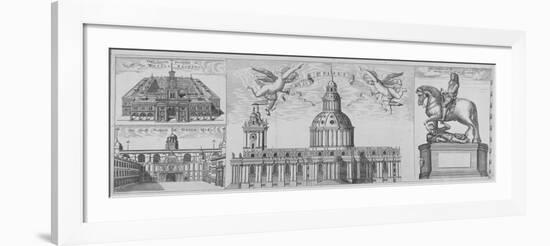 St Paul's Cathedral, City of London, 1710-null-Framed Giclee Print