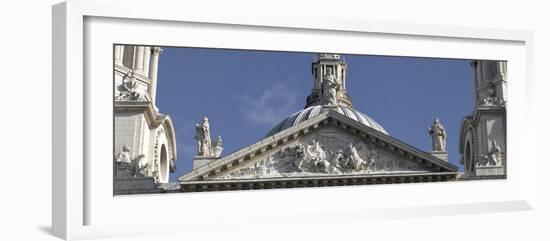 St. Paul's Cathedral, City of London, London. Upper Entrance Pediment and Statues-Richard Bryant-Framed Photographic Print