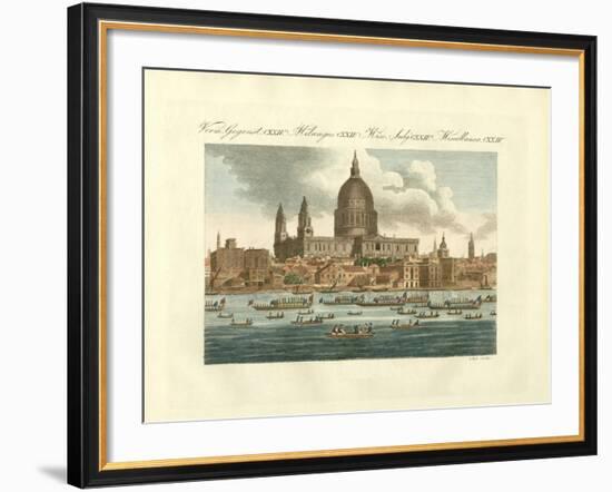 St. Paul's Cathedral in London-null-Framed Giclee Print