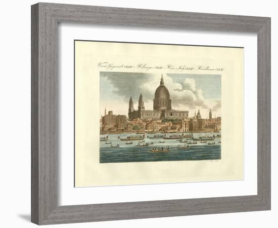 St. Paul's Cathedral in London-null-Framed Giclee Print