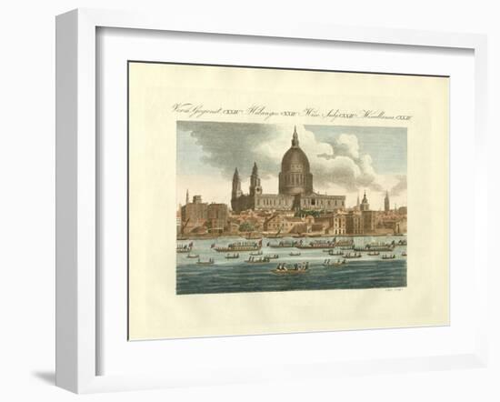 St. Paul's Cathedral in London-null-Framed Giclee Print