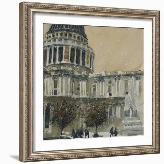 St. Paul's Cathedral, Late Autumn-Susan Brown-Framed Giclee Print