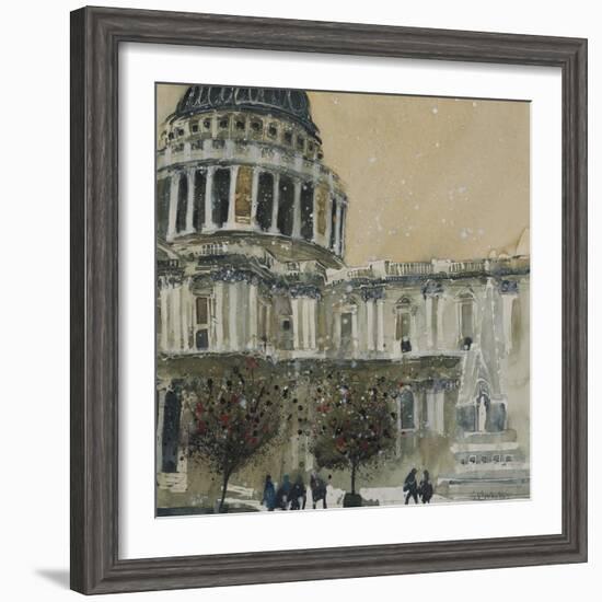 St. Paul's Cathedral, Late Autumn-Susan Brown-Framed Giclee Print