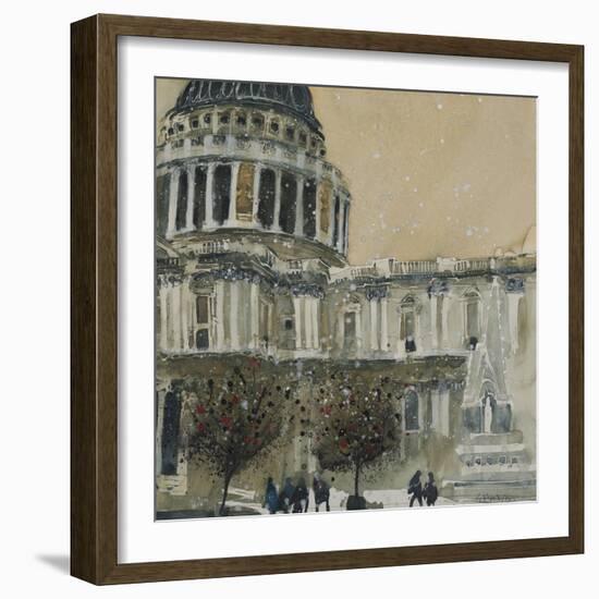 St. Paul's Cathedral, Late Autumn-Susan Brown-Framed Giclee Print