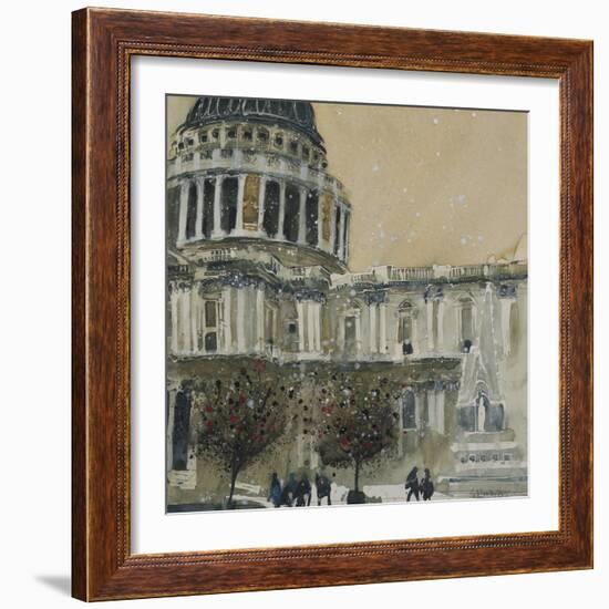 St. Paul's Cathedral, Late Autumn-Susan Brown-Framed Giclee Print